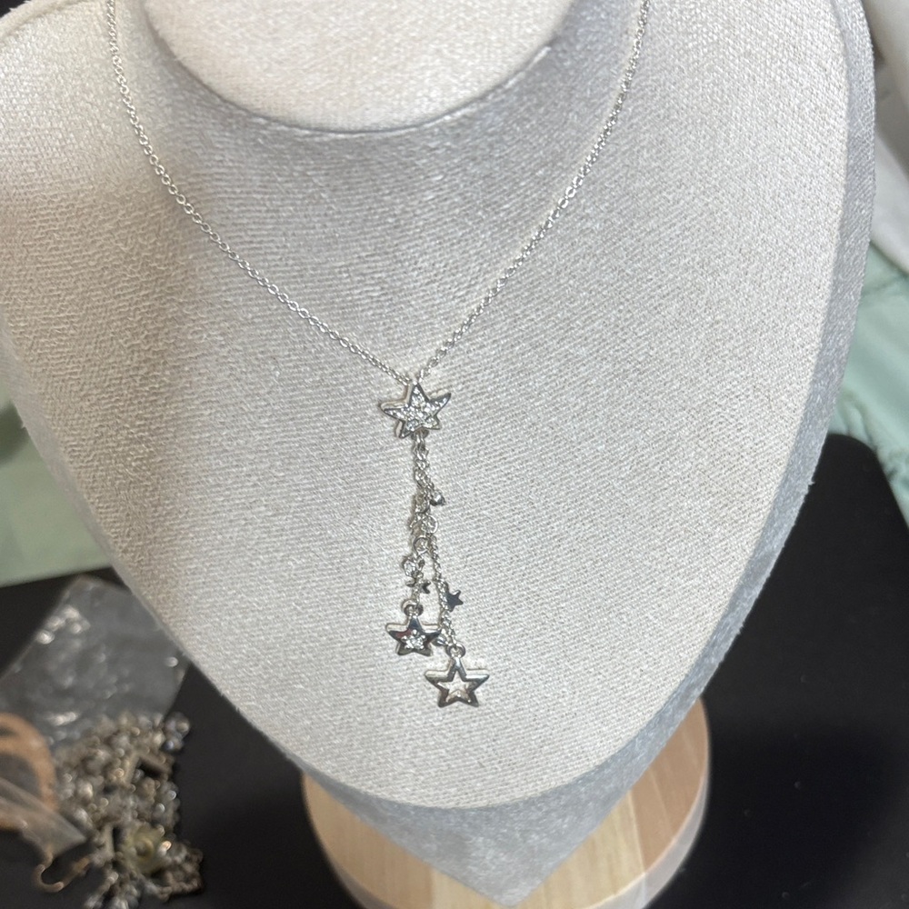 Silver Star Pendant Necklace